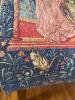 Medieval-Style Tapestry "La Lecture", Made in France 43"x32" - 2