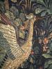 Medieval-Style Tapestry "La Lecture", Made in France 43"x32" - 4