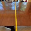 Double-Pedestal Dining Table with Eight Upholstered Chairs and Leaves - 27