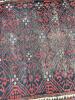 Hand-Knotted Wool Rug in Tribal-Style Geometric Pattern - 4