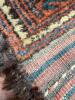 Hand-Knotted Wool Rug in Tribal-Style Geometric Pattern - 7