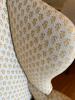 Kittinger Wingback Chair in Traditional Style Upholstery with Yellow Floral Motif - 2