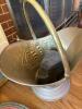 Brass Fireplace Coal Scuttle With Ship Motif Handle No. 1 - 2