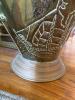 Brass Fireplace Coal Scuttle With Ship Motif Handle No. 1 - 3