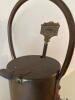 Antique Copper and Brass Fireplace Ash Pail with Handle - 2
