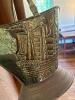 Brass Fireplace Coal Scuttle With Ship Motif Handle No. 2 - 3