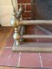 Brass Fireplace Fender and Tri-Fold Screen - 6