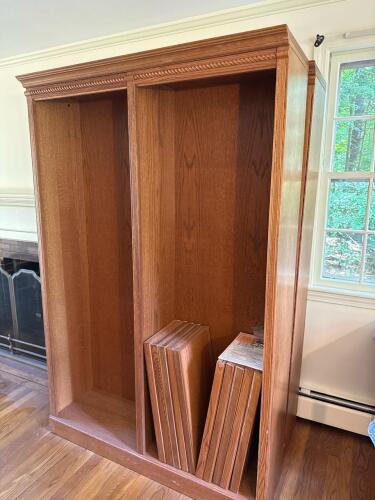 Plycraft SC 4872-R Double Wide Bookcase Pair