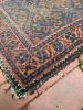 Oriental-Style Wool Rug with Geometric Motifs - 4