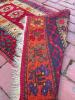 Handwoven Wool Rug With Geometric Floral Motif - 3