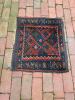 Tribal Geometric Handwoven Wool Rug, Caucasian-Style