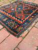 Tribal Geometric Handwoven Wool Rug, Caucasian-Style - 2