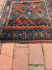 Tribal Geometric Handwoven Wool Rug, Caucasian-Style - 4
