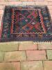 Tribal Geometric Handwoven Wool Rug, Caucasian-Style - 5