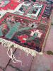 Handwoven Wool Rug With Geometric Motifs - 2