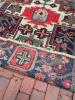 Handwoven Wool Rug With Geometric Motifs - 5
