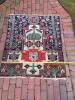 Handwoven Wool Rug With Geometric Motifs - 8