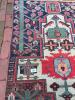 Handwoven Wool Rug With Geometric Motifs - 9