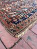 Handwoven Wool Rug in Tribal-Style Geometric Pattern - 2