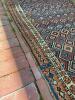 Handwoven Wool Rug in Tribal-Style Geometric Pattern - 4
