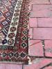 Handwoven Wool Rug in Tribal-Style Geometric Pattern - 5