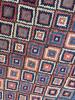 Handwoven Wool Rug in Tribal-Style Geometric Pattern - 8