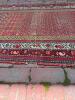 Oriental-Style Wool Area Rug with Geometric Pattern - 4