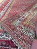 Oriental-Style Wool Area Rug with Geometric Pattern - 7