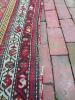 Oriental-Style Wool Area Rug with Geometric Pattern - 8