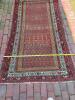Oriental-Style Wool Area Rug with Geometric Pattern - 11