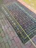 Handwoven Wool Oriental Rug in Geometric Pattern - 10