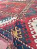 Geometric Pattern Kilim-Style Wool Rug - 3