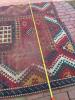 Geometric Pattern Kilim-Style Wool Rug - 10