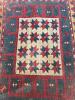 Geometric Pattern Kilim-Style Wool Rug - 12