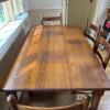 Athol Table Mfg Wooden Shaker-Style Dining Table and Chairs - 2
