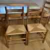 Athol Table Mfg Wooden Shaker-Style Dining Table and Chairs - 14
