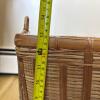 Large Rectangular Woven Basket with Handles - 7