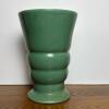 Green Art Deco-Style Ceramic Vase