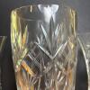 One Clear Glass & Two Pressed Glass Vases - 3