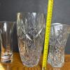 One Clear Glass & Two Pressed Glass Vases - 5