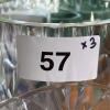 One Clear Glass & Two Pressed Glass Vases - 6