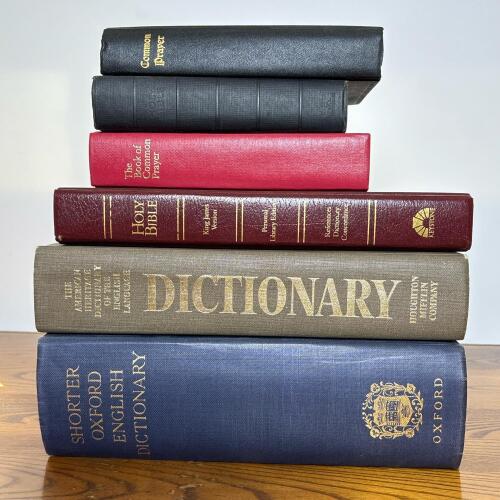 Dictionaries, Bibles, & Prayer Books