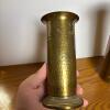 Pair of Hammered Brass Vases - 2