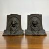 Pair of Bronze Lion Metal Bookends