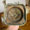 Mixed Brass Candleholders Including Angel Mother of Pearl Inlay - 3