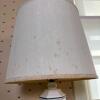 Ceramic Table Lamp with Shade & Geometric Pattern - 3