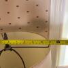 Ceramic Table Lamp with Shade & Geometric Pattern - 10