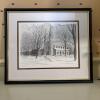 Framed Bowdoin College 1986 Wall Art, Signed, 18&rdquo;x15&rdquo; - 2