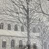 Framed Bowdoin College 1986 Wall Art, Signed, 18&rdquo;x15&rdquo; - 6