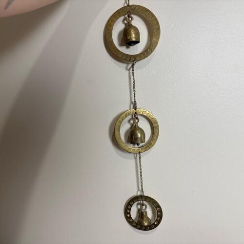 Brass Hanging Wind Chimes with Circular Bells